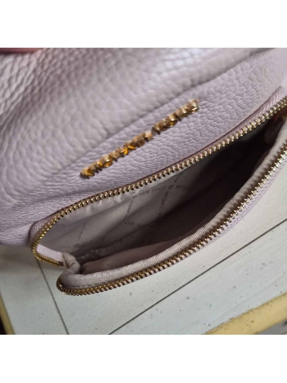 Michael Kors Blush Pink Pebbled Leather Mini Backpack
